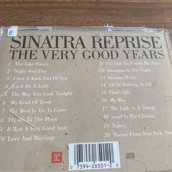 1991 Frank Sinatra - Sinatra Reprise The Very Good Years CD - Picture 7 of 10